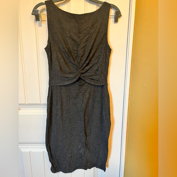 Anthropologie Gray midi dress - Picture 1 of 1